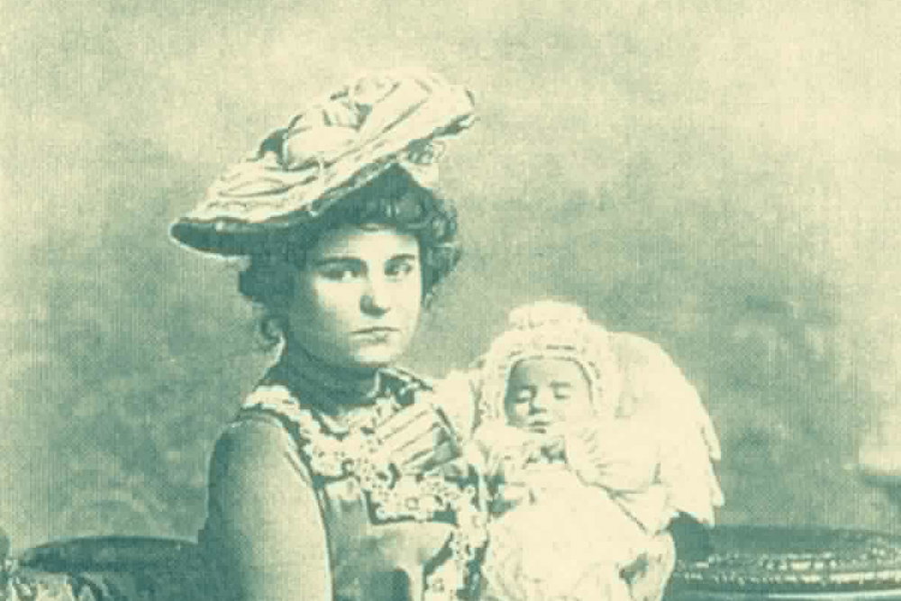 Otilie Suková se synem Josefem