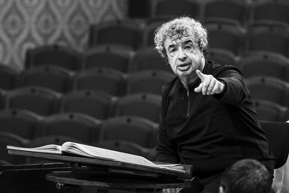 Czech Philharmonic and Semyon Bychkov, rehearsal, 25. 10. 2021