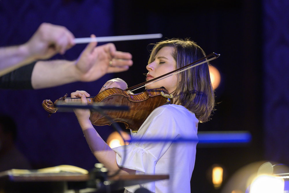 Lisa Batiashvili a Jakub Hrůša, zkouška v Rudolfinu, 2021