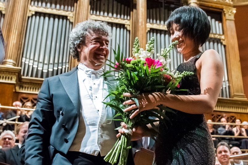 Yuja Wang na koncertě v Rudolfinu v prosinci 2017