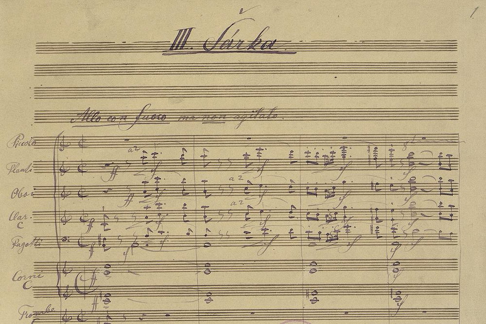 Partitura Šárky