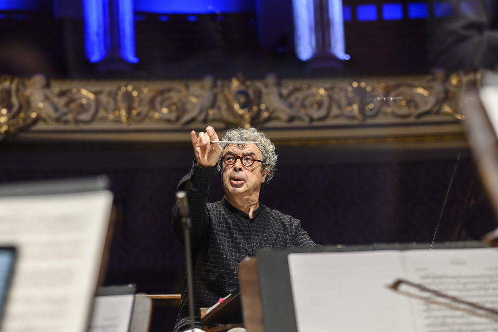 Semyon Bychkov, rehearsal in Rudolfinum