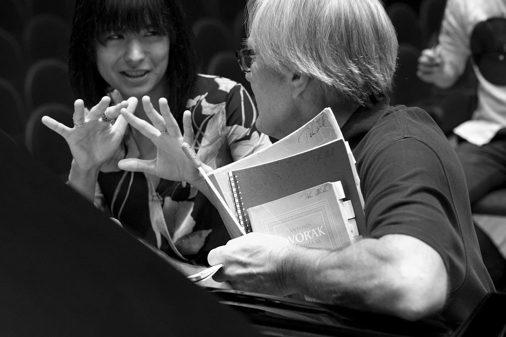 Klavíristka Alice Sara Ott a Petr Altrichter