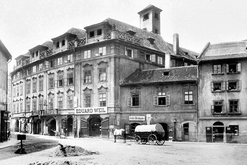 Foto: Dlouhá ulice v 19. století