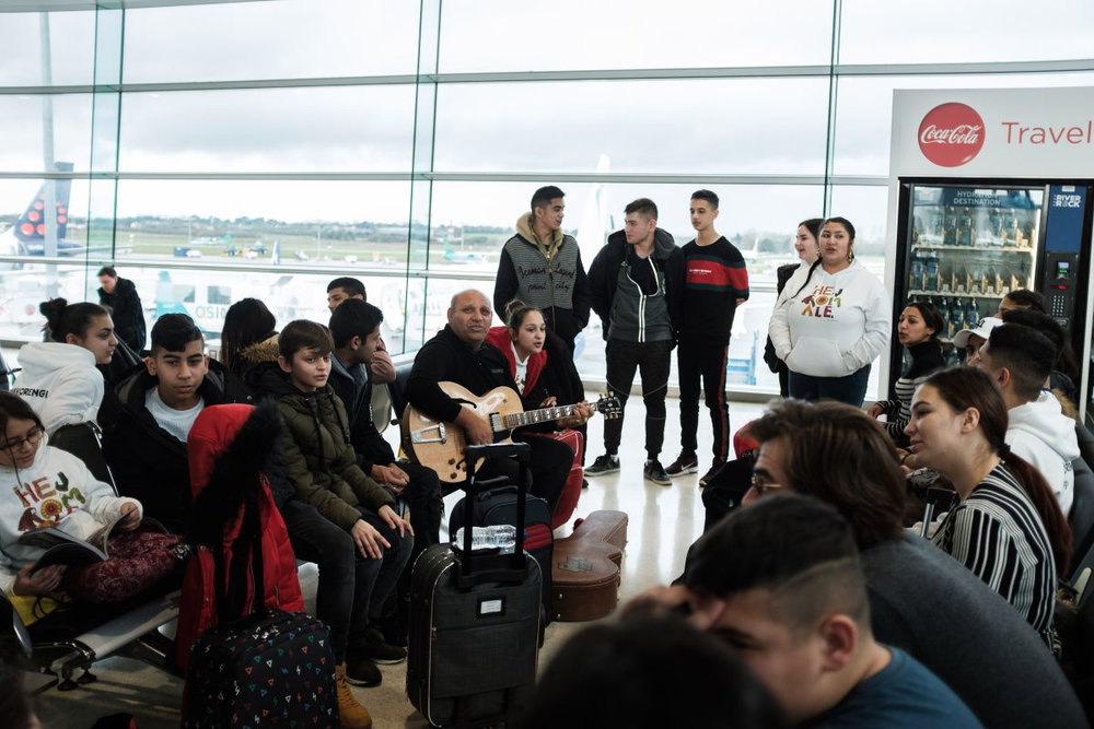 Hudba na&nbsp;dublinském letišti