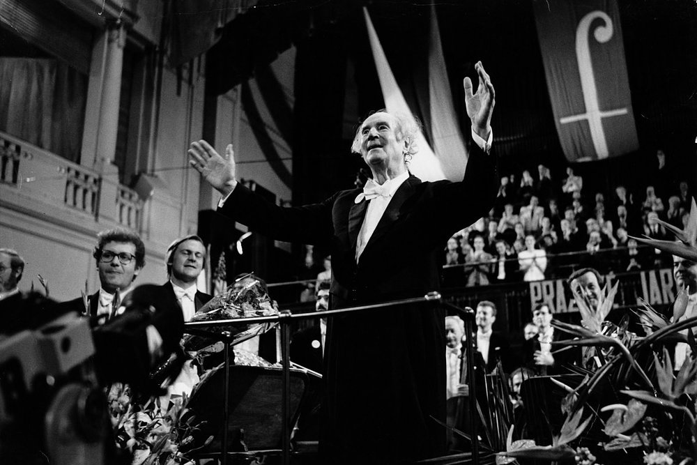 Rafael Kubelík na Pražském jaru 1990
