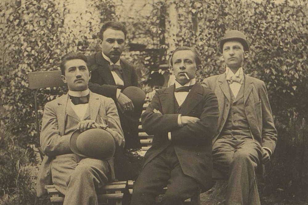 České kvarteto kolem roku 1894