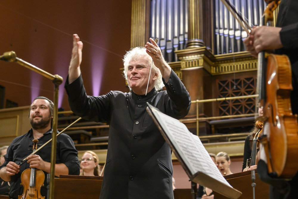 Simon Rattle a Magdalena Kožená, Rudolfinum, 13. 6. 2020