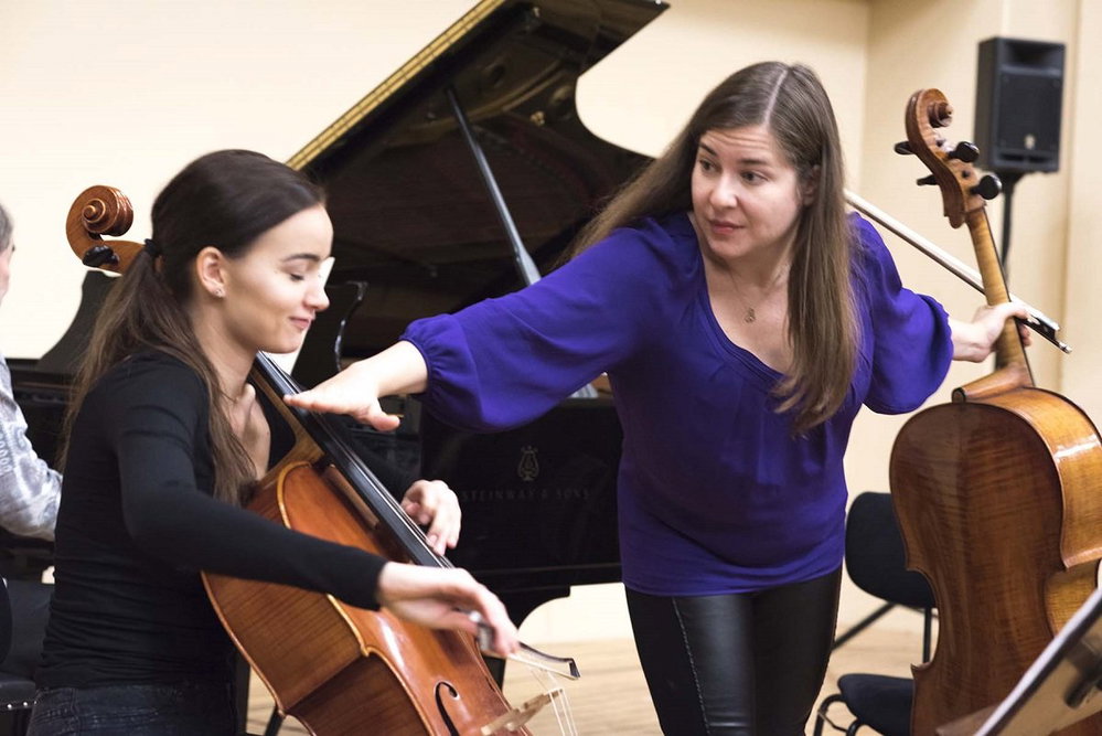 Alisa Weilerstein na mistrovském kurzu ČF