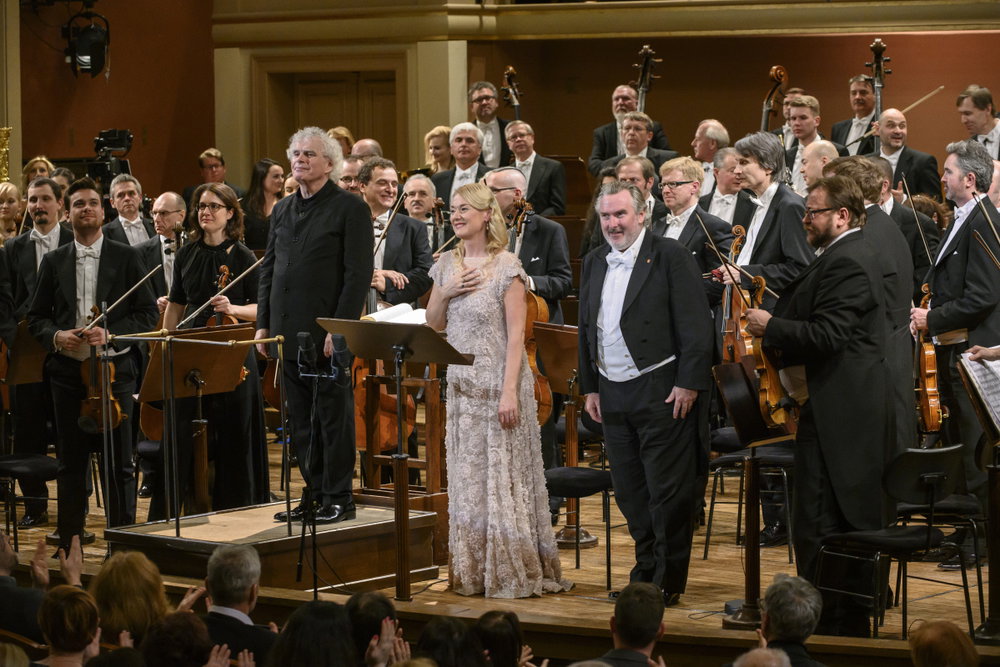 Simon Rattle a Magdalena Kožená, Rudolfinum, 27. 2. 2019