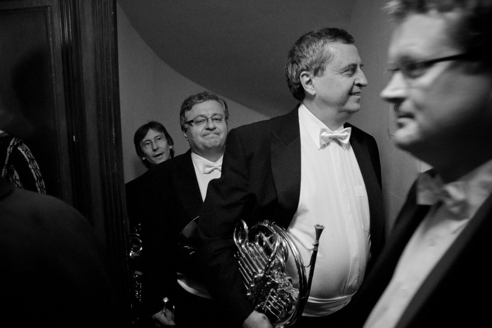 Chvíle soustředění před nástupem