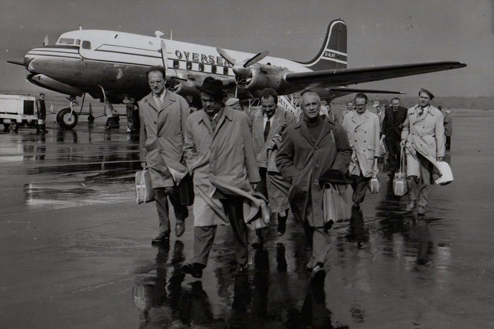 Na turné s Českou filharmonií 1959
