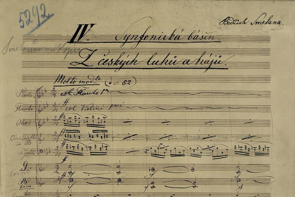 Partitura Z českých luhů a hájů
