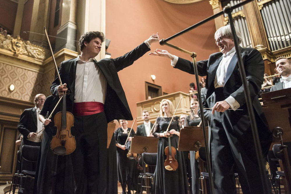 Jan Mráček s Petrem Altrichterem, 10. 1. 2018 v Rudolfinu