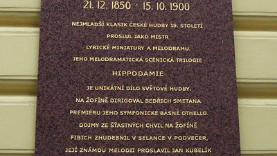 Pamětní deska na Žofíně