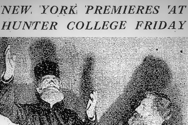 Martin Snow and Oscar Schlegel, two of the cast
