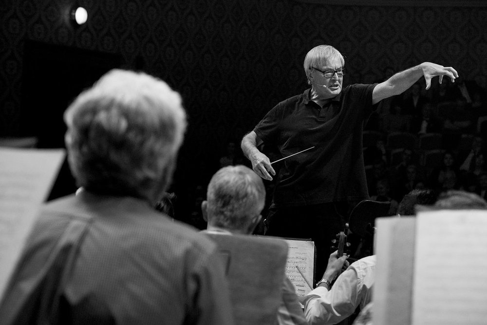 Ze zkoušky programu Zkouška orchestru