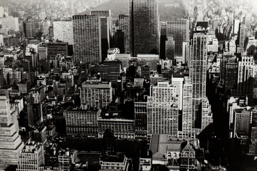 Pohled na Manhattan v 60. letech 20. století