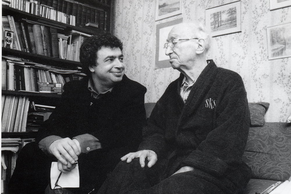 Semjon Byčkov a dirigent Ilja Musin