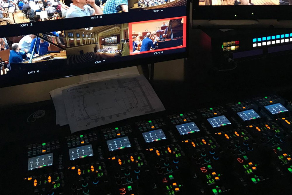 Nahrávací studio Czech Phil Media v Rudolfinu