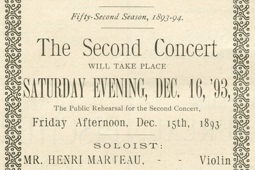 An invitation to a&nbsp;performance of the New World Symphony