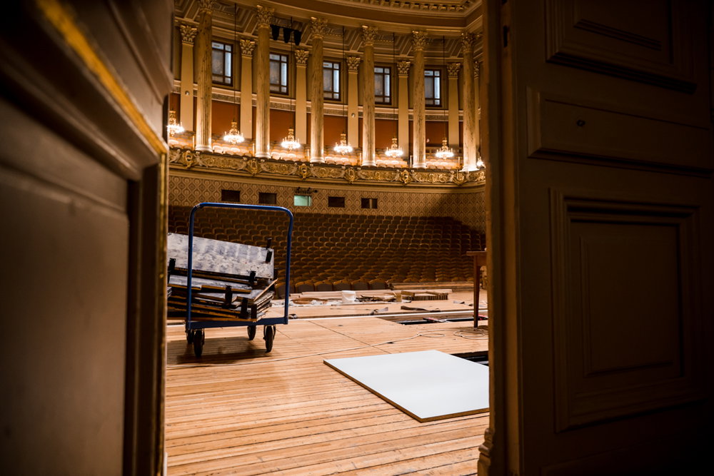 Reconstruction of the Dvořák Hall stage