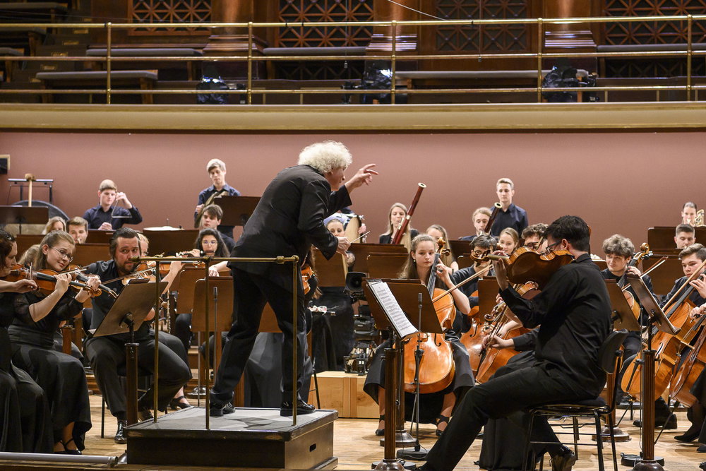 Simon Rattle a Magdalena Kožená, Rudolfinum, 13. 6. 2020