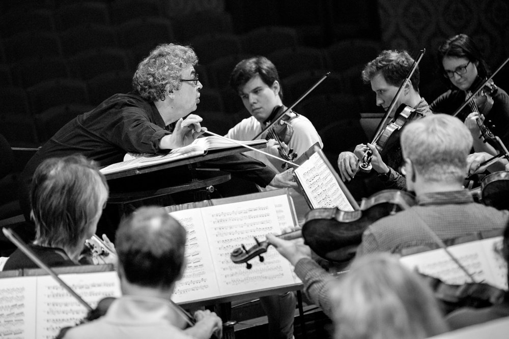 Semyon Bychkov, rehearsal