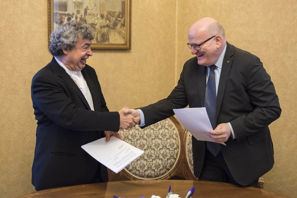 Semyon Bychkov and Daniel Herman