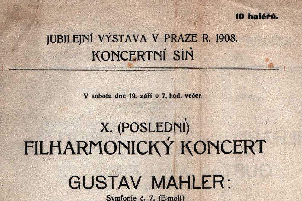 Koncertní program premiéry Mahlerovy Sedmé symfonie