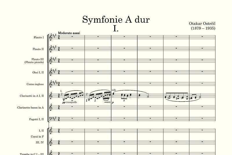 Otakar Ostrčil / Symfonie A dur