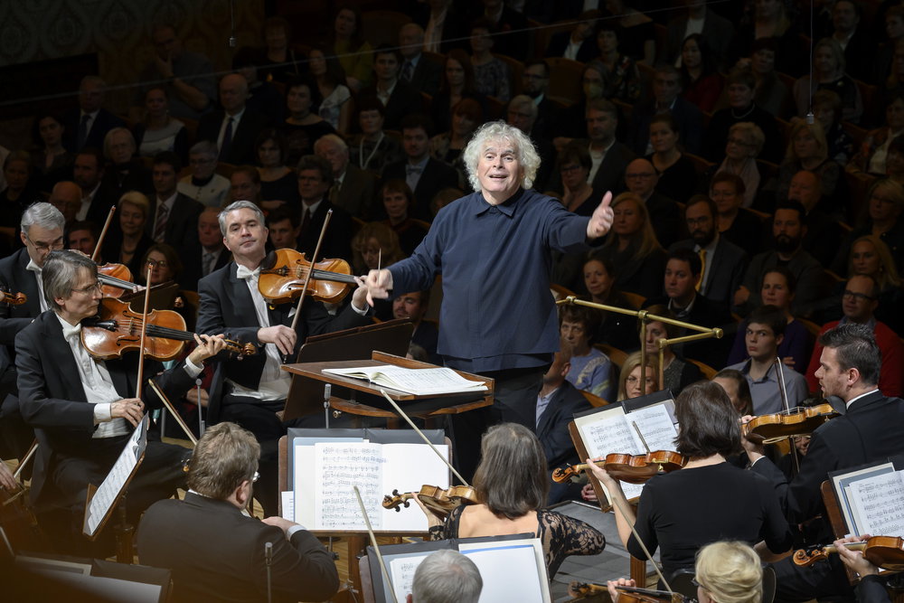 Sir Simon Rattle, Magdalena Kožená  a Česká filharmonie, Rudolfinum 23. 11. 2022