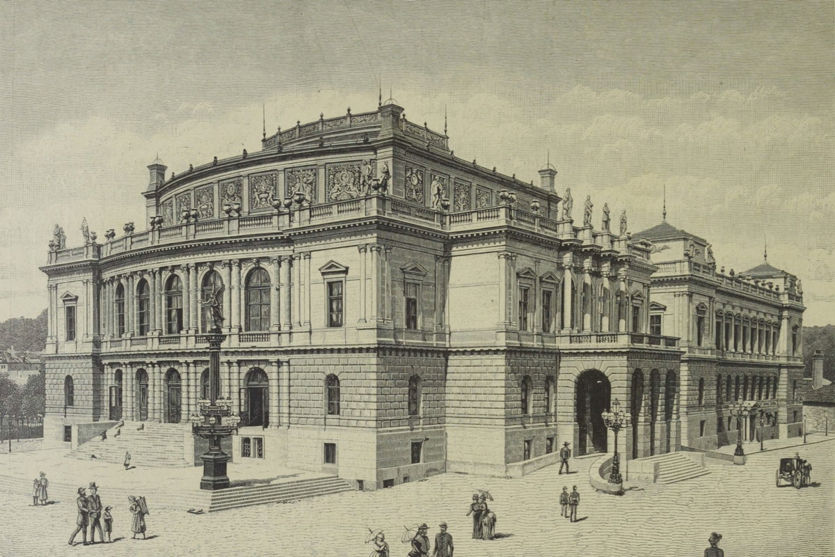 Foto: Budova Rudolfina v minulosti