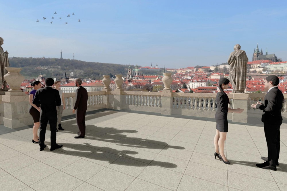 Visualization of the Renovated Terrace