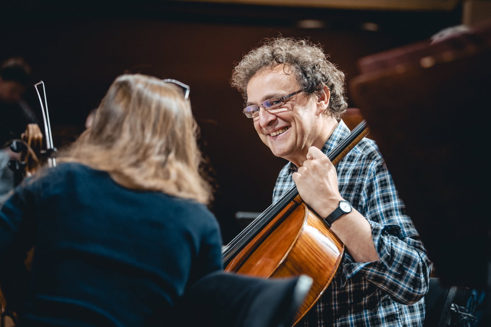 Giovanni Antonini, Česká studentská filharmonie a Česká filharmonie,  zkouška v Rudolfinu, 28. 11. 2023