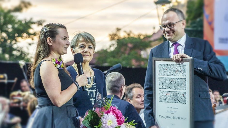 Předání ceny Jiřího Bělohlávka Kateřině Javůrkové