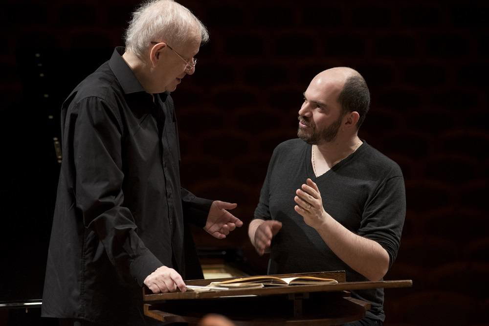 Kirill Gerstein na zkoušce před abonentními koncerty 17.–19. února 2016