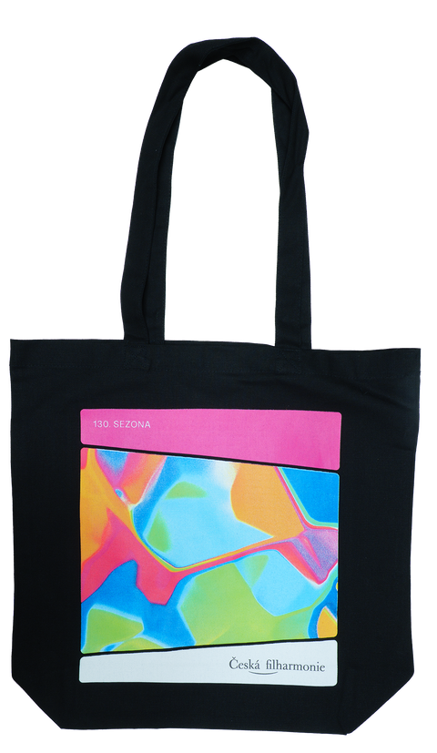 Plátěná taška v designu 130. sezony - černá