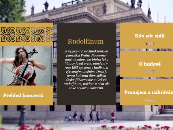Ilustrační obrázek článku 'Rudolfinum má své webové stránky'