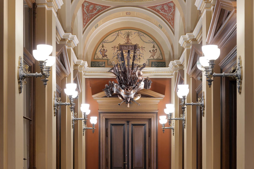 Dílo Krištofa Kintery umístěné v Rudolfinu