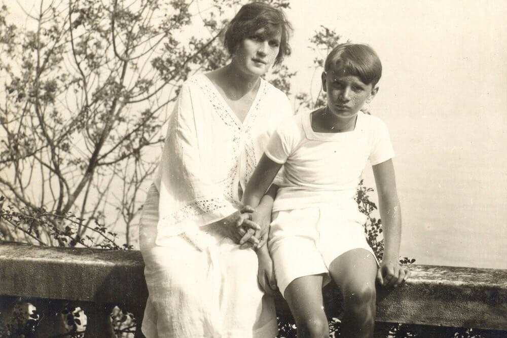 Rafael Kubelík s matkou