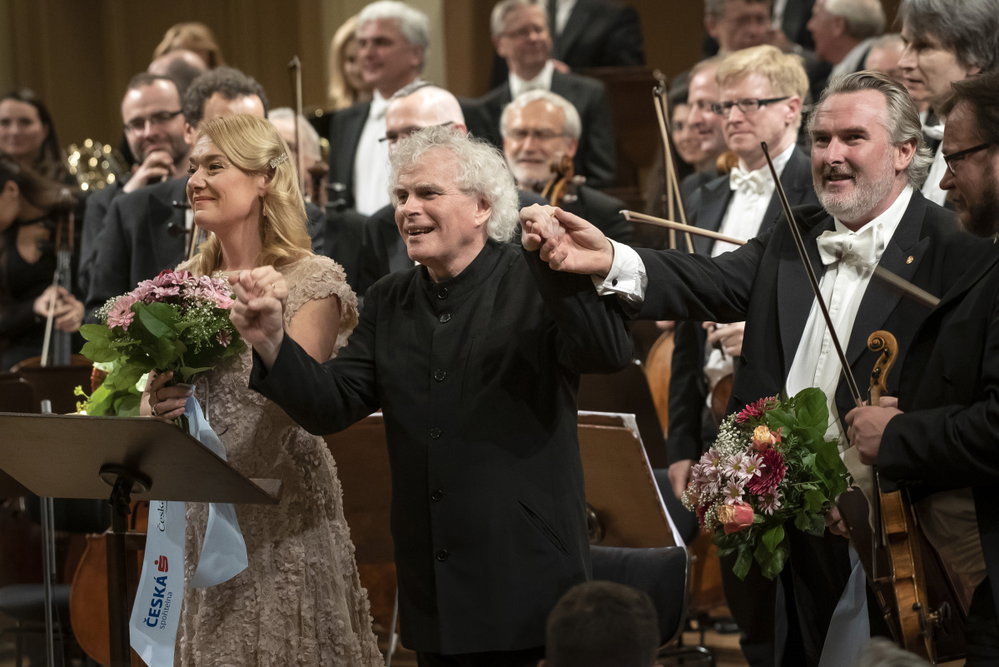 Simon Rattle a Magdalena Kožená, Rudolfinum, 27. 2. 2019