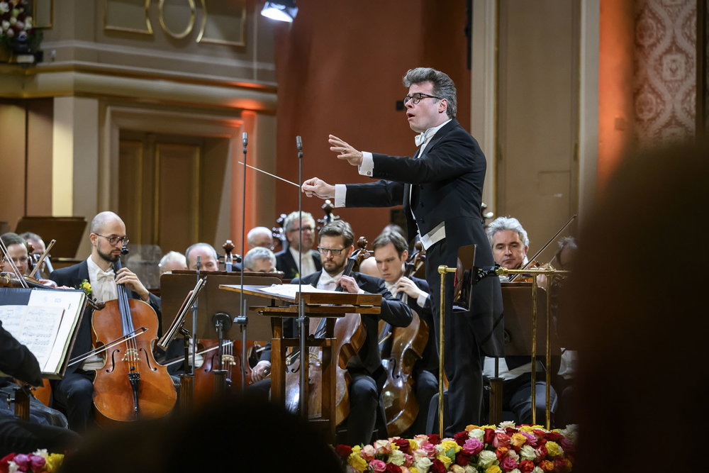 Zahájení Roku české hudby - Jakub Hrůša diriguje Českou filharmonii na Novoročním koncertu 1. 1. 2024