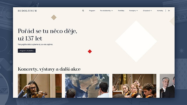 Rudolfinum má nový web