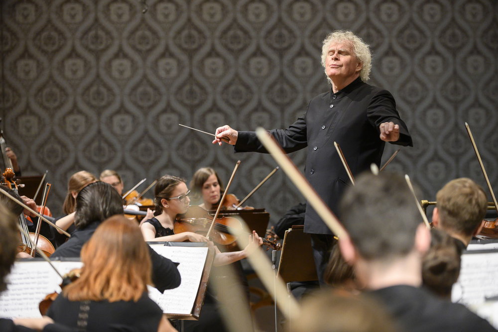 Simon Rattle a Magdalena Kožená, Rudolfinum, 13. 6. 2020