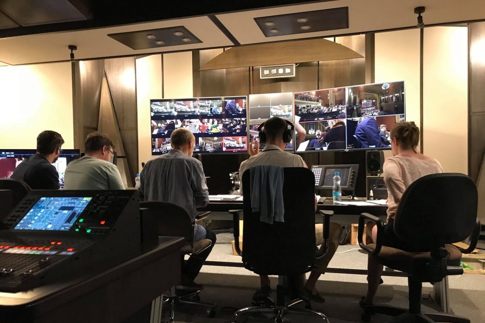 Nahrávací studio Czech Phil Media v Rudolfinu