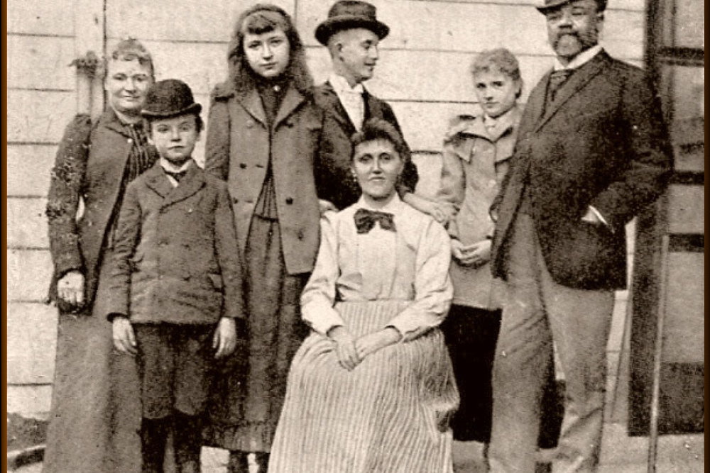 Antonín Dvořák se svou rodinou v USA