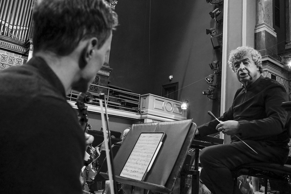 Czech Philharmonic and Semyon Bychkov, rehearsal, 25. 10. 2021