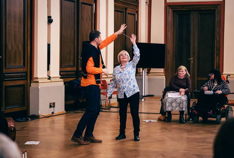 Fotografie ilustrujicí koncert - událost Musica ludus II Hudební nástroje a jejich barvy
