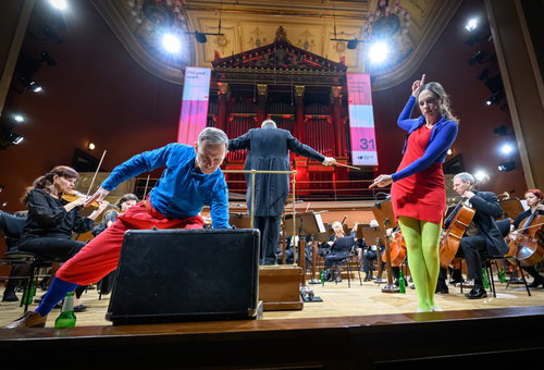 Photo illustrating a concert - event Save the Yeti! Prague Philharmonia